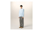 Ami Paris Ami De Coeur Cotton Shirt Sky Blue