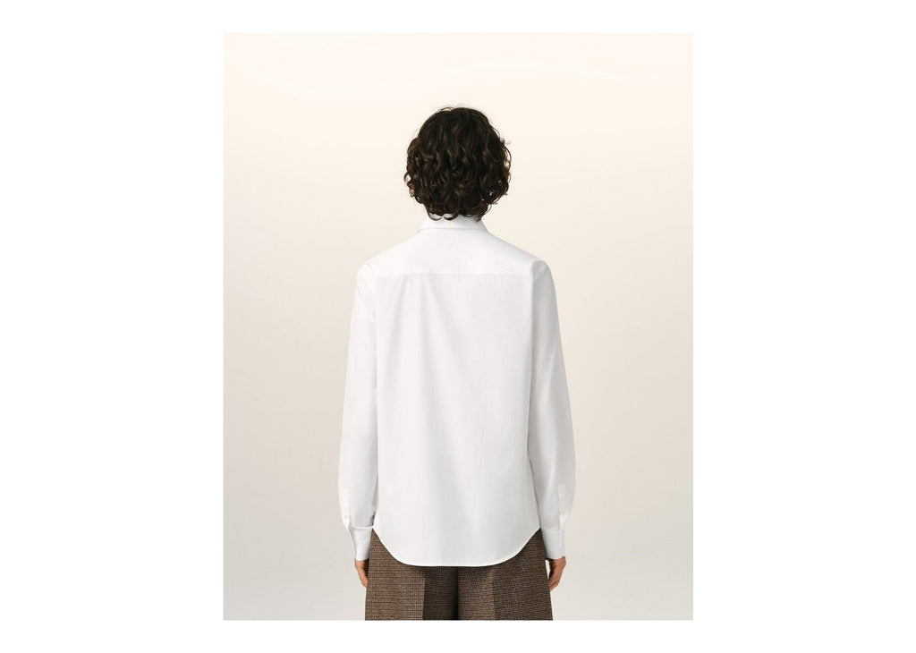 Ami Paris Ami De Coeur Cotton Shirt White