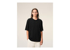 Ami Paris Ami De Coeur Cotton T-Shirt Boxy-Fit Black