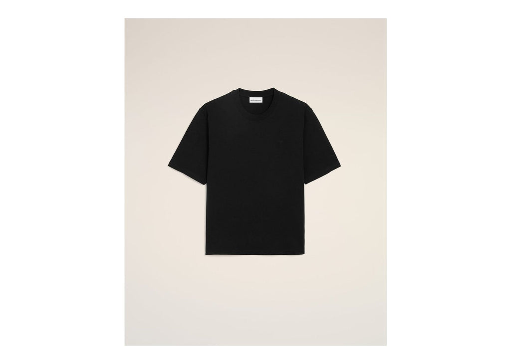 Ami Paris Ami De Coeur Cotton T-Shirt Boxy-Fit Black