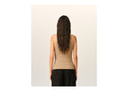 Ami Paris Ami De Coeur Cotton Tank Top Mastic Beige/Black (W)