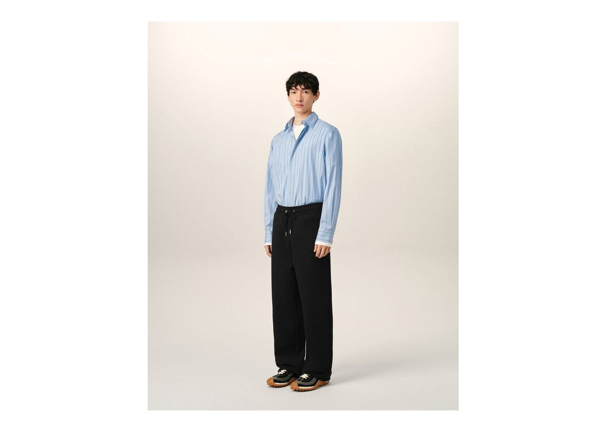 Ami Paris Ami De Coeur Cotton Track Pants Black/White Cream