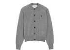 Ami Paris Ami De Coeur Crewneck Cardigan Grey
