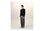 Ami Paris Ami De Coeur Crewneck Cashmere Sweater Black