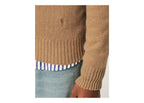 Ami Paris Ami De Coeur Crewneck Cashmere Sweater Camel