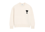 Ami Paris Ami De Coeur Crewneck Sweater White