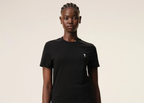 Ami Paris Ami De Coeur Cropped T-Shirt Black