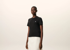 Ami Paris Ami De Coeur Cropped T-Shirt Black