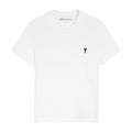 Ami Paris Ami De Coeur Cropped T-Shirt White