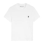Ami Paris Ami De Coeur Cropped T-Shirt White