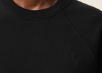 Ami Paris Ami De Coeur Embossed Sweatshirt Black