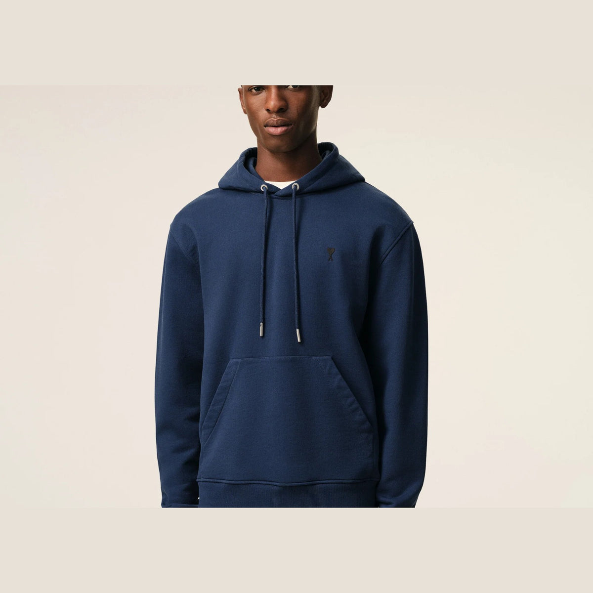 Ami Paris Ami De Coeur Hoodie Blue