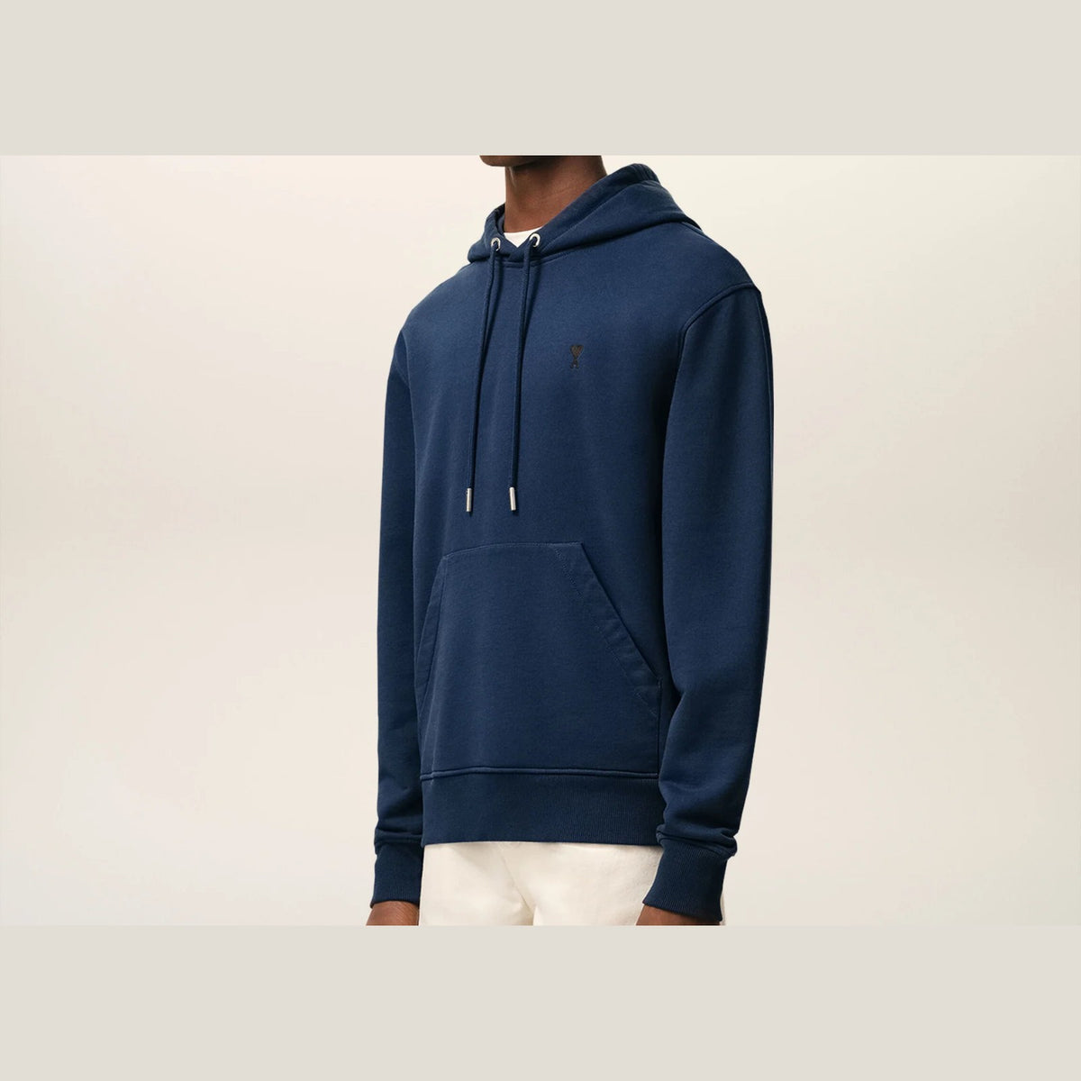 Ami Paris Ami De Coeur Hoodie Blue