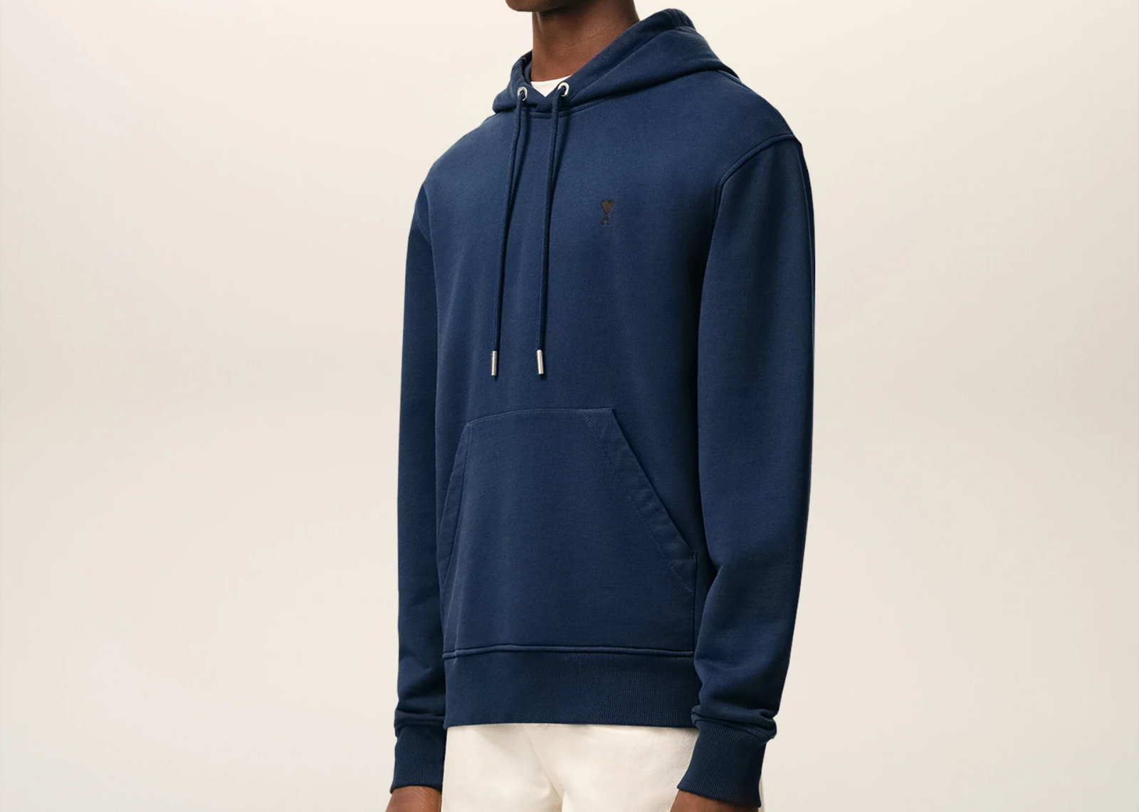 Ami Paris Ami De Coeur Hoodie Blue