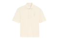 Ami Paris Ami De Coeur Knitted Patch Polo White