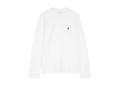 Ami Paris Ami De Coeur Long Sleeve T-Shirt White