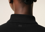 Ami Paris Ami De Coeur Polo Shirt Black Red