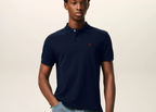 Ami Paris Ami De Coeur Polo Shirt Blue Red