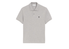 Ami Paris Ami De Coeur Polo Shirt Grey