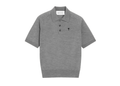 Ami Paris Ami De Coeur Short Sleeve Polo Grey