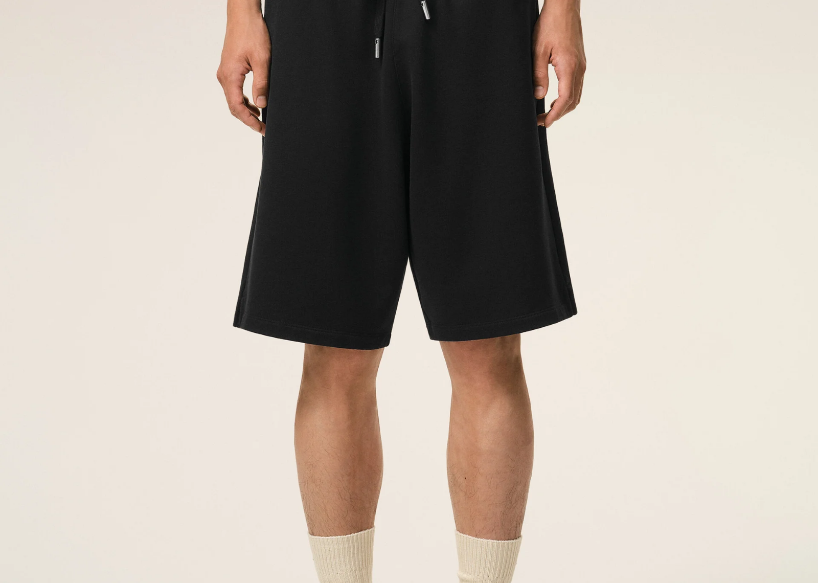 Ami Paris Ami De Coeur Shorts Black