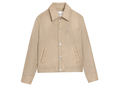 Ami Paris Ami De Coeur Stud Buttoned Jacket Beige