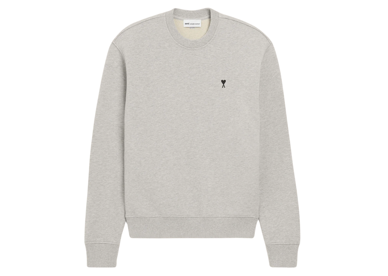 Ami Paris Ami De Coeur Sweatshirt Grey