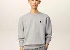 Ami Paris Ami De Coeur Sweatshirt Grey