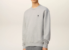 Ami Paris Ami De Coeur Sweatshirt Grey