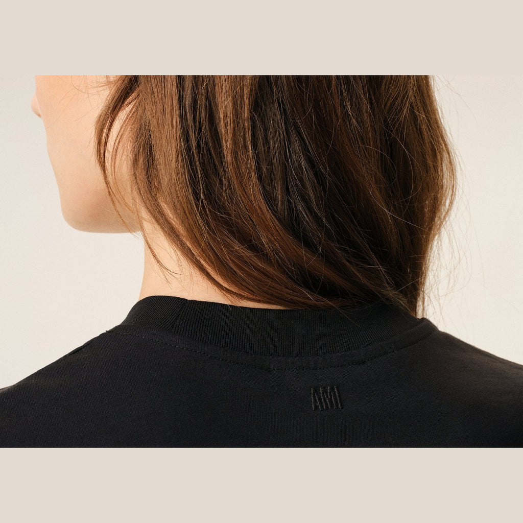 Ami Paris Ami De Coeur T-Shirt Black Red