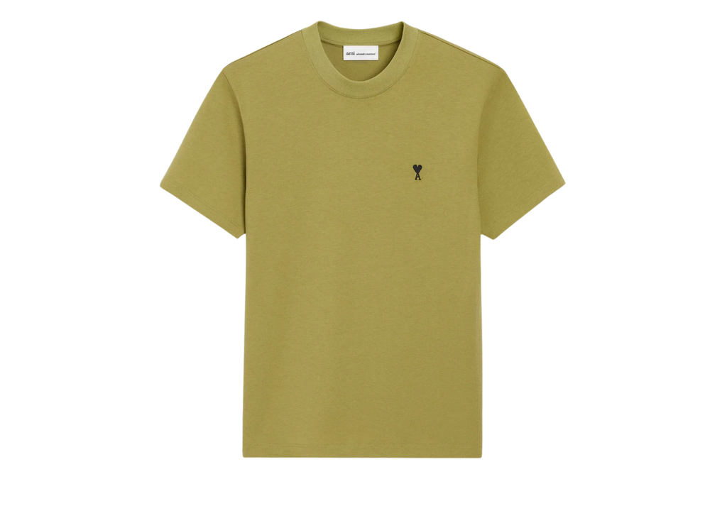 Ami Paris Ami De Coeur T-Shirt Green