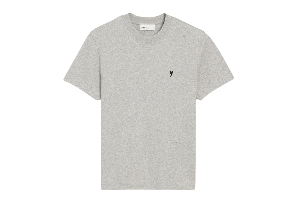 Ami Paris Ami De Coeur T-Shirt Grey