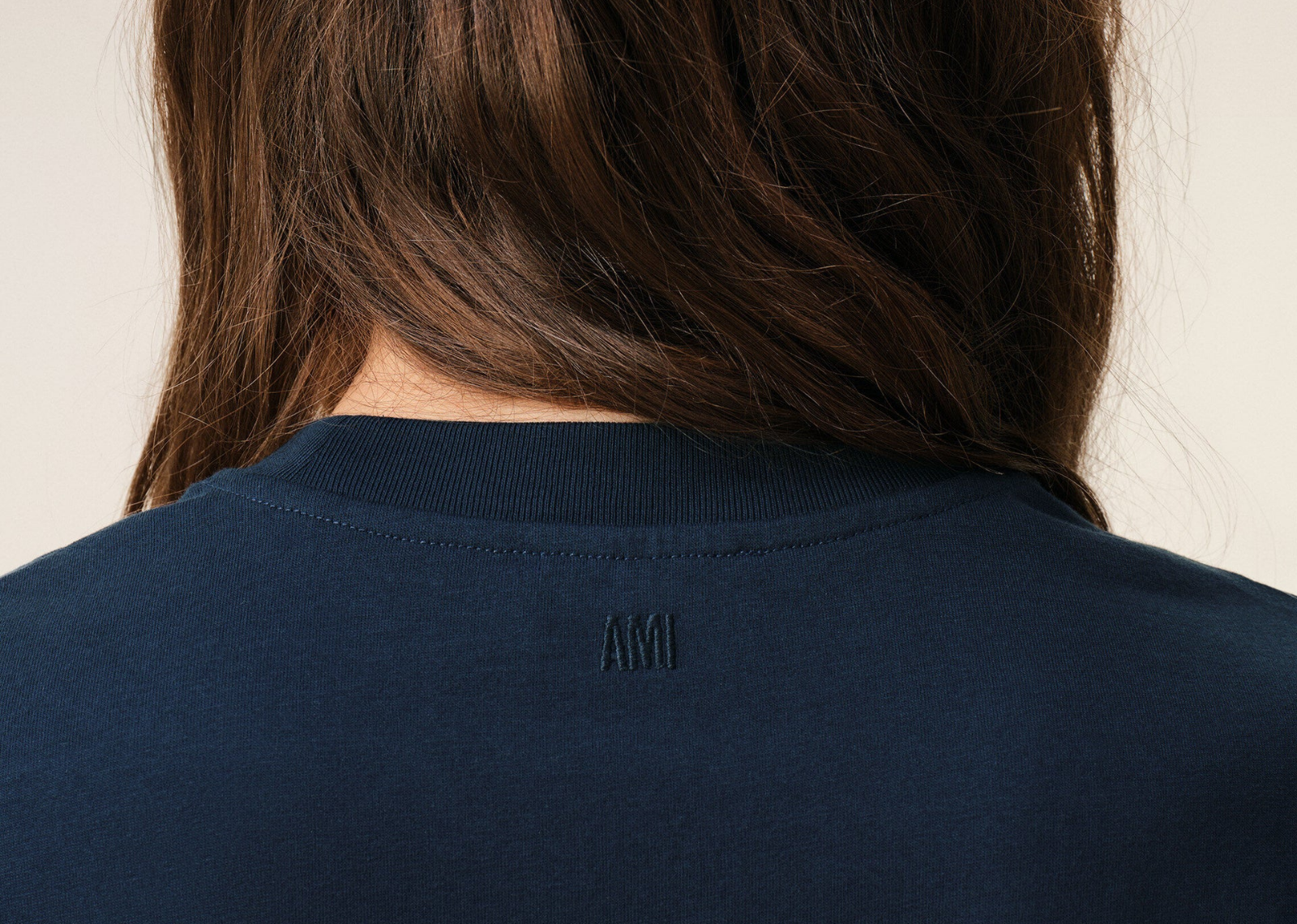 Ami Paris Ami De Coeur T-Shirt Night Blue Red