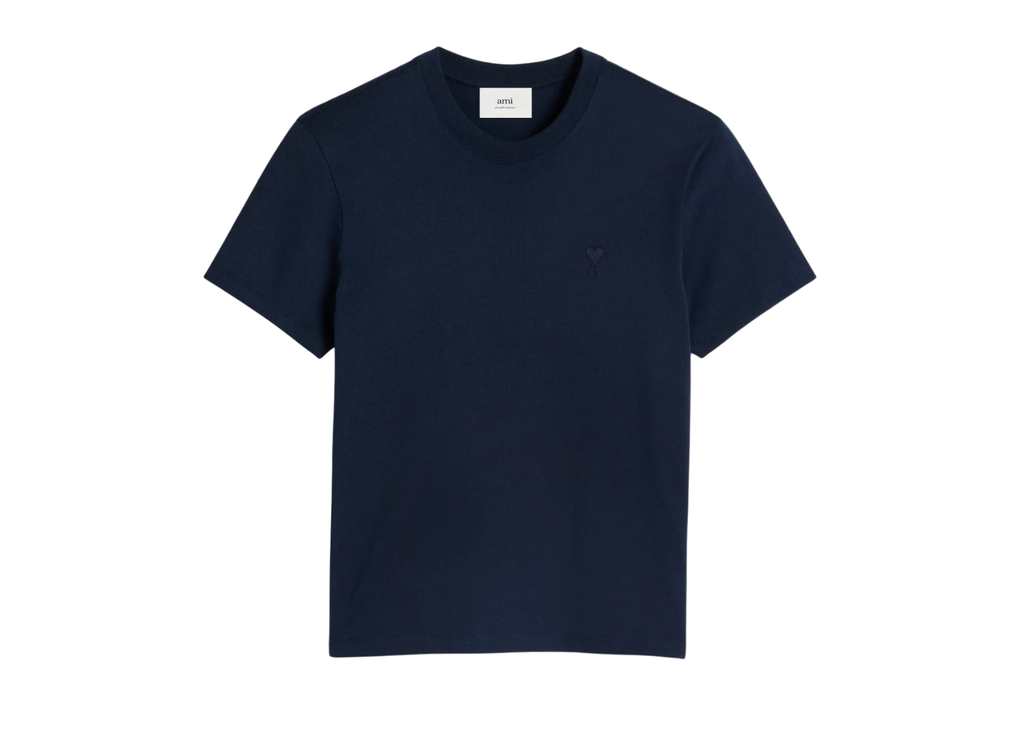 Ami Paris Ami De Coeur T-Shirt Night Blue