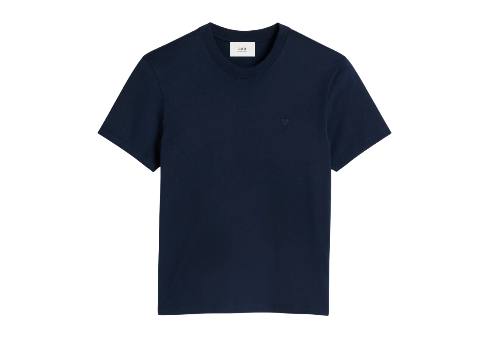 Ami Paris Ami De Coeur T-Shirt Night Blue