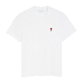 Ami Paris Ami De Coeur T-Shirt White Red