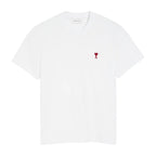 Ami Paris Ami De Coeur T-Shirt White Red