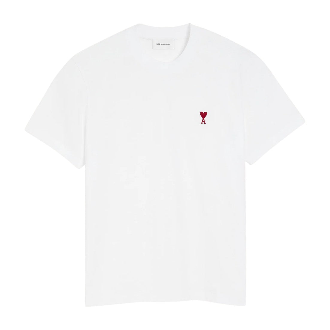 Ami Paris Ami De Coeur T-Shirt White Red