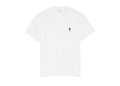 Ami Paris Ami De Coeur T-Shirt White Red
