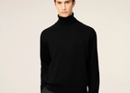 Ami Paris Ami De Coeur Turtle Neck Sweater Black/Black