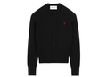 Ami Paris Ami De Coeur Wool Cardigan Black