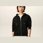 Ami Paris Ami De Coeur Zipped Hoodie Black Red