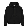 Ami Paris Ami De Coeur Zipped Hoodie Cotton Black