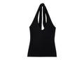 Ami Paris Backless Jersey Top Black (W)