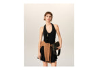 Ami Paris Backless Jersey Top Black (W)