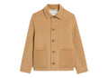 Ami Paris Button-Down Wool and Cashmere Jacket Mastic Beige/Mastic Beige Light