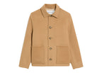 Ami Paris Button-Down Wool and Cashmere Jacket Mastic Beige/Mastic Beige Light
