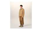 Ami Paris Button-Down Wool and Cashmere Jacket Mastic Beige/Mastic Beige Light
