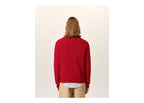 Ami Paris Cable Wool Cardigan Ruby Red