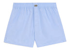 Ami Paris Cotton Boxer with Ami Patch Cashmere Blue